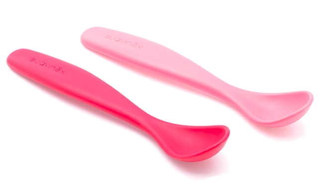 SUAVINEX CUCCHIAI 2 PEZZI ROSA - Farmacianumberone.it