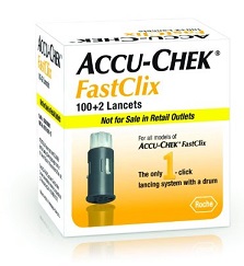 LANCETTE PUNGIDITO ACCU-CHEK FASTCLIX 100 + 2 PEZZI - Farmacianumberone.it