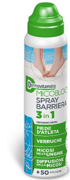 DERMOVITAMINA MICOBLOCK SPRAY BARRIERA 3 IN 1 PIEDE D'ATLETA 100 ML - Farmacianumberone.it