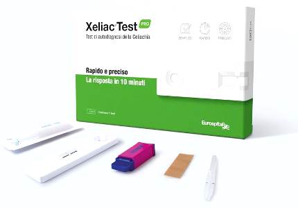 XELIAC TEST PRO DETERMINAZIONE ANTICORPI IGA E IGG ASSOCIATI ALLA MALATTIA CELIACA 1 PEZZO - Farmacianumberone.it
