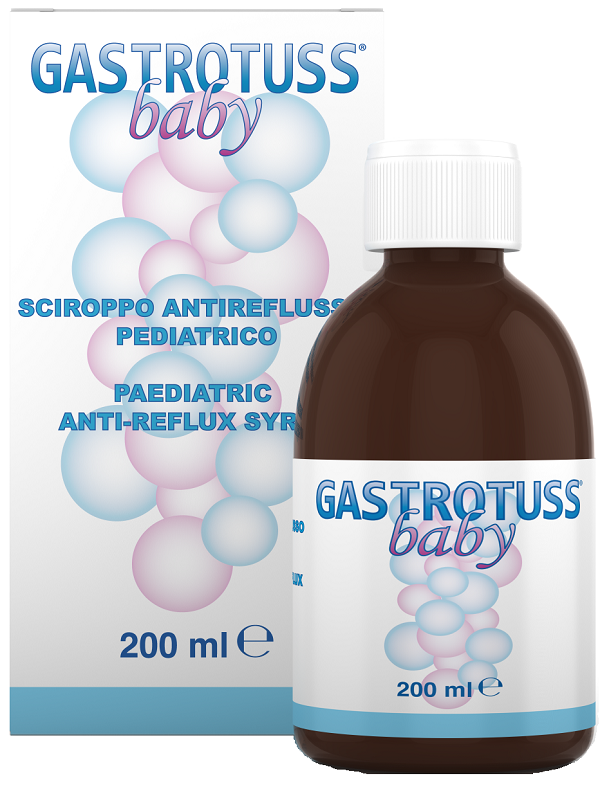 BABY SCIROPPO ANTIREFLUSSO GASTROTUSS 200 ML - Farmacianumberone.it