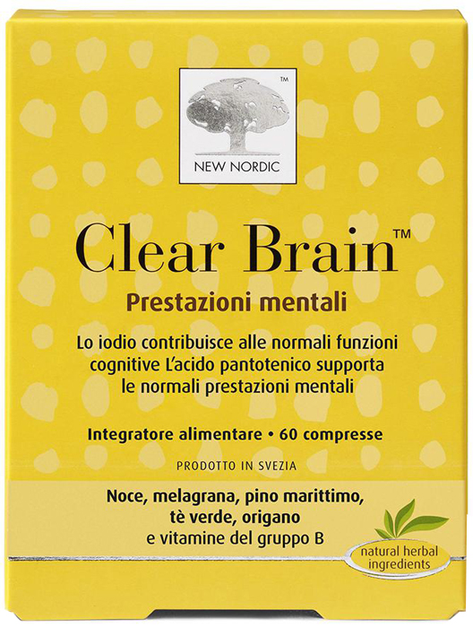 CLEAR BRAIN 60 COMPRESSE - Farmacianumberone.it
