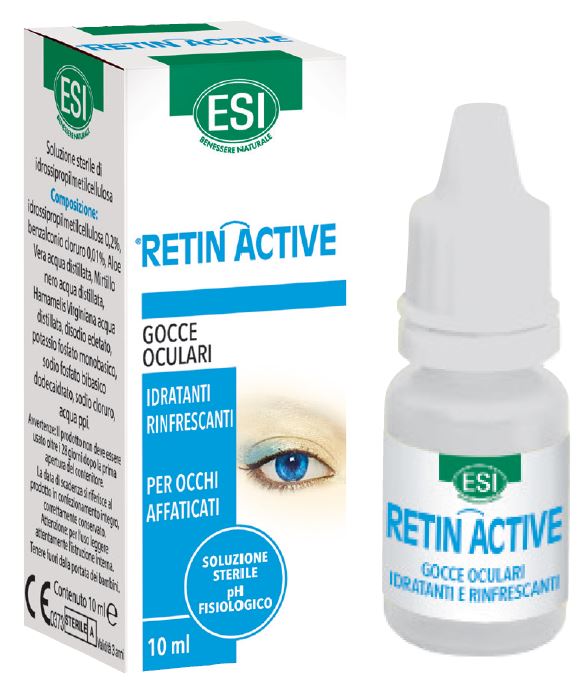 ESI RETIN ACTIVE MIRTILLO GOCCE OCULARI 1 FLACONE 10 ML - Farmacianumberone.it
