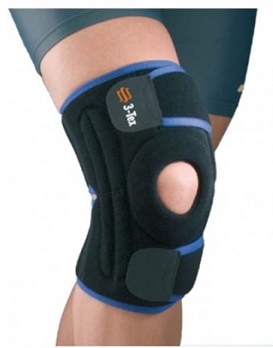 ORIONE 4119 GINOCCHIERA APRIBILE DOPPIA CHIUSURA NERA UNICA - Farmacianumberone.it