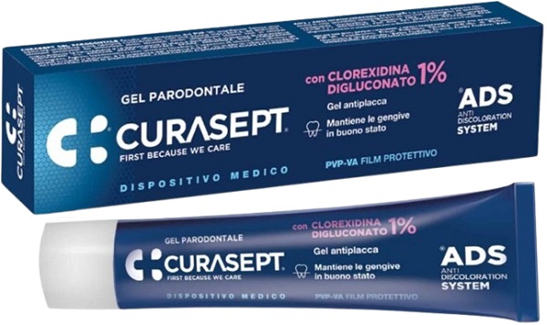 CURASEPT ADS GEL PARODONTALE CLOREXIDINA DIGLUCONATO 1% 30 ML - Farmacianumberone.it