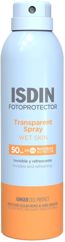 TRANSPARENT SPRAY WET SKIN SPF50 250 ML - Farmacianumberone.it