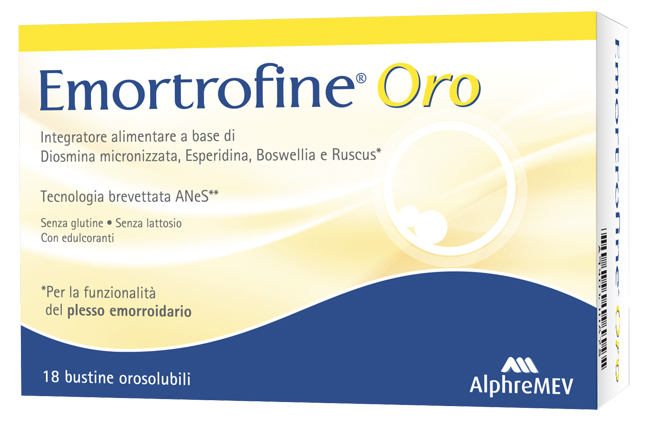 EMORTROFINE ORO 18 BUSTINE DA 3 G - Farmacianumberone.it