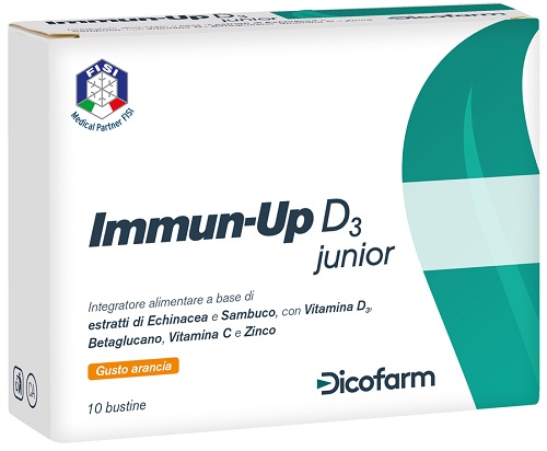 IMMUN UP D3 JUNIOR 10 BUSTINE DA 3 G - Farmacianumberone.it