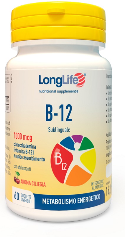 LONGLIFE B12 1000 MCG 60 COMPRESSE - Farmacianumberone.it