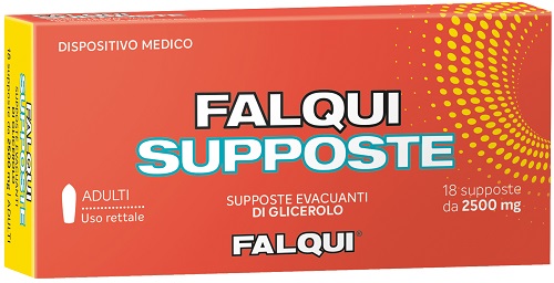 SUPPOSTE FALQUI 18 SUPPOSTE CON GLICERINA 2500MG ADULTI - Farmacianumberone.it