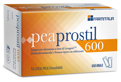 PEAPROSTIL 600 16 STICK PACK OROSOLUBILI - Farmacianumberone.it