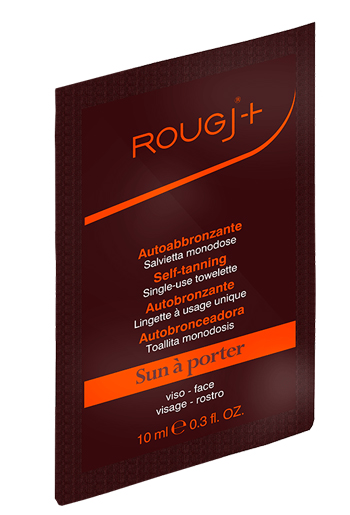 ROUGJ SALVIETTE AUTOABBRONZANTI MONOUSO BUSTINA 10 ML - Farmacianumberone.it