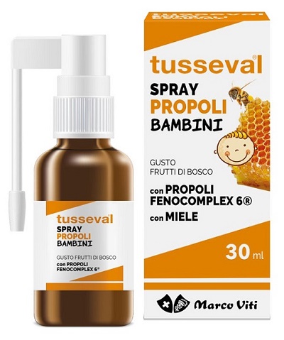 TUSSEVAL GOLA PROPOLI SPRAY PER BAMBINI 30 ML - Farmacianumberone.it