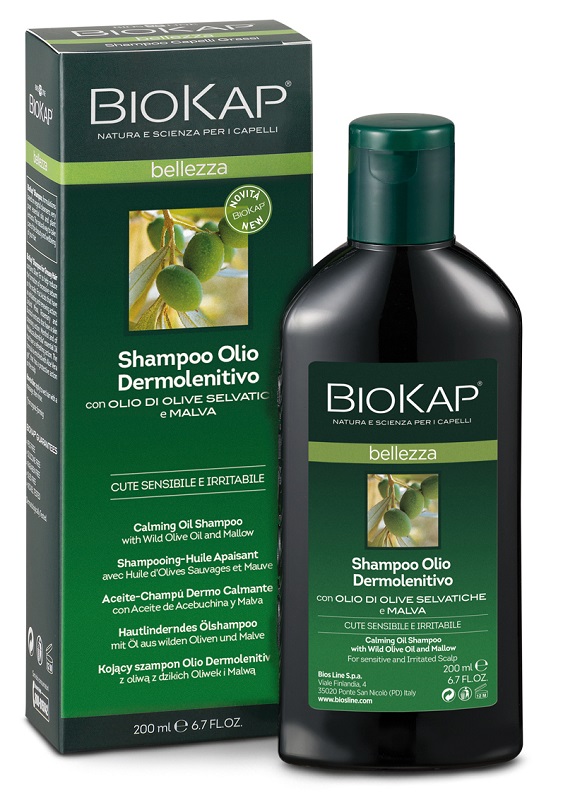 BIOKAP BELLEZZA SHAMPOO OLIO DERMOLENITIVO 200 ML BIOSLINE - Farmacianumberone.it