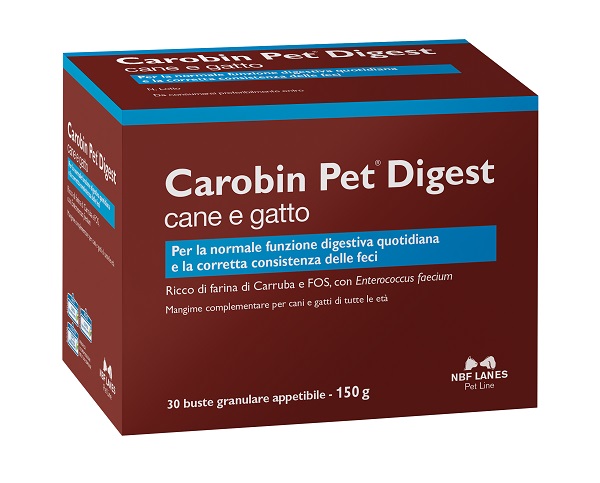 CAROBIN PET DIGEST GRANULARE 30 BUSTE DA 5 G - Farmacianumberone.it