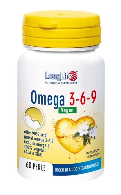 LONGLIFE OMEGA 3-6-9 VEGAN 750 MG 60 PERLE VEGETALI - Farmacianumberone.it