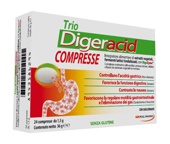 TRIO DIGERACID 24 COMPRESSE - Farmacianumberone.it