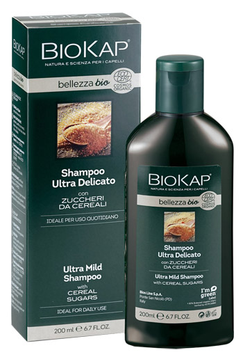 BIOKAP BELLEZZA BIO SHAMPOO ULTRA DELICATO COSMOS ECOCERT 200 ML BIOSLINE - Farmacianumberone.it