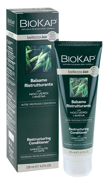 BIOKAP BELLEZZA BIO BALSAMO RISTRUTTURANTE COSMOS ECOCERT 125 ML - Farmacianumberone.it