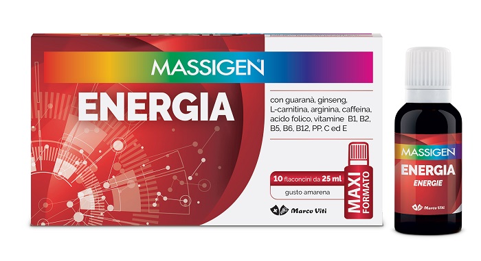 MASSIGEN ENERGIA 10 FLACONI DA 25 ML - Farmacianumberone.it