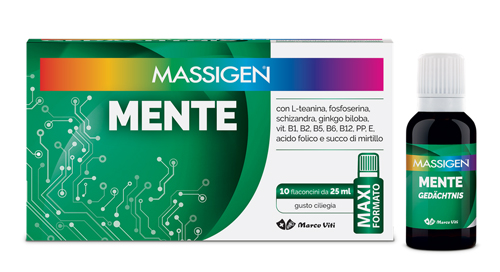 MASSIGEN MENTE 10 FLACONI DA 25 ML - Farmacianumberone.it