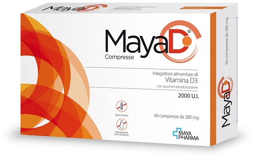 MAYA D 60 COMPRESSE MASTICABILI DA 280 MG - Farmacianumberone.it