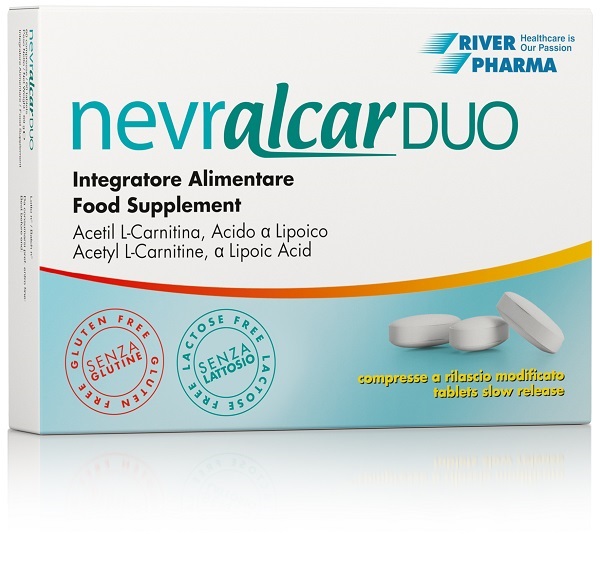 NEVRALCAR DUO 60 COMPRESSE DEGLUTIBILI A RILASCIO MODIFICATO SENZA GLUTINE SENZA LATTOSIO - Farmacianumberone.it