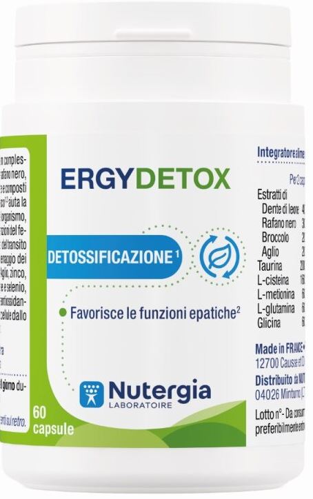 ERGYDETOX 60 CAPSULE - Farmacianumberone.it