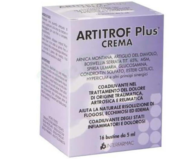 ARTITROF PLUS CREMA 16 BUSTINE DA 5 ML - Farmacianumberone.it