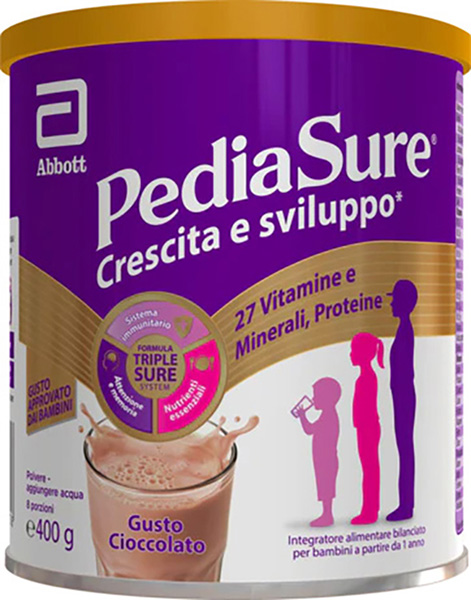PEDIASURE CRESCITA&SVILUPPO RINFORZA CIOCCOLATO 850 G - Farmacianumberone.it