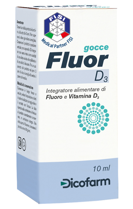 FLUOR D3 GOCCE 10 ML - Farmacianumberone.it