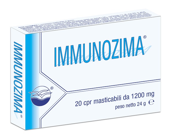 IMMUNOZIMA 20 COMPRESSE MASTICABILI DA 1200 MG - Farmacianumberone.it