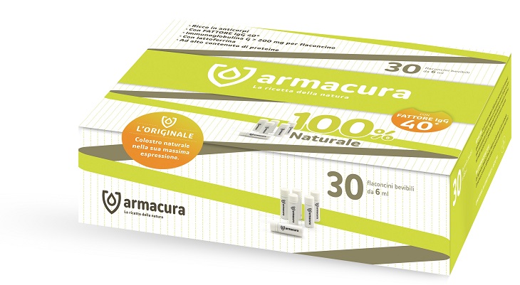 ARMACURA COLOSTRO 100% 30 FLACONCINI BEVIBILI - Farmacianumberone.it