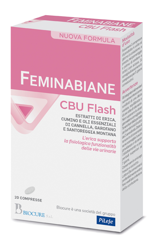 FEMINABIANE CBU FLASH 20 COMPRESSE NUOVA FORMULA - Farmacianumberone.it