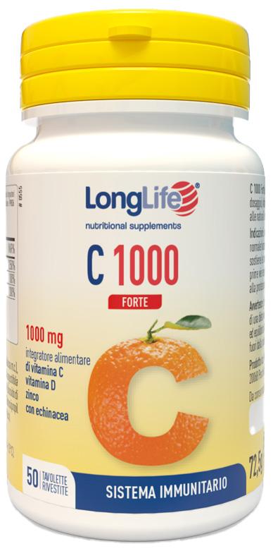 LONGLIFE C 1000 FORTE 50 TAVOLETTE - Farmacianumberone.it