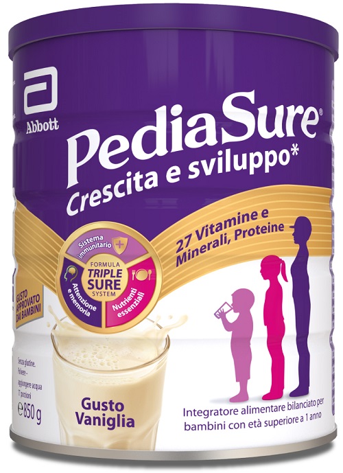 PEDIASURE CRESCITA&SVILUPPO RINFORZA VANIGLIA 850 G - Farmacianumberone.it