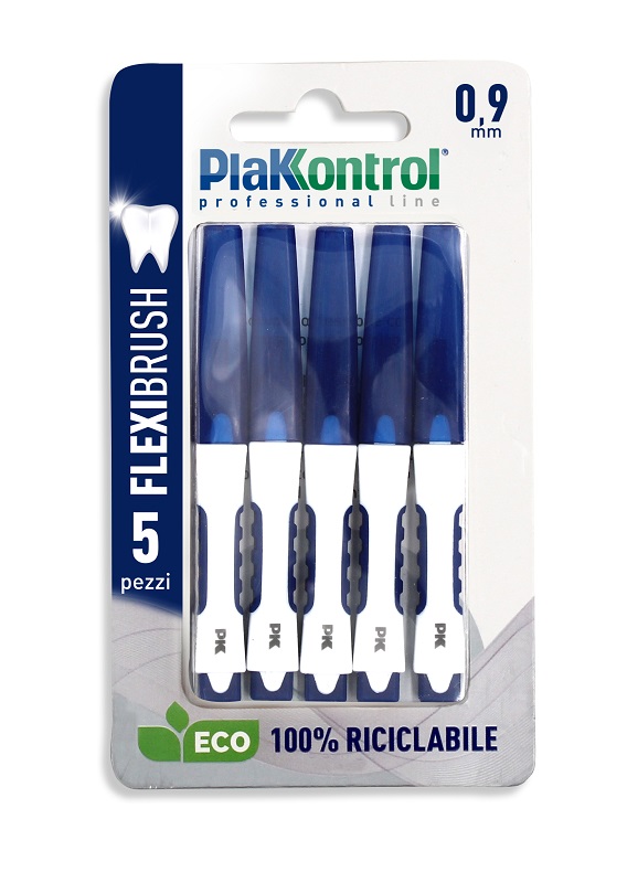 PLAKKONTROL FLEXIBRUSH SCOVOLINI INTERDENTALI 0,9 5 PEZZI - Farmacianumberone.it