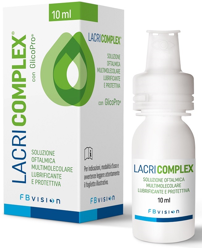 LACRICOMPLEX SOLUZIONE OFTALMICA MULTIMOLECOLARE LUBRIFICANTE PROTETTIVA 10 ML - Farmacianumberone.it