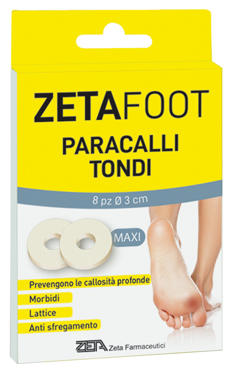 ZETAFOOT PARACALLO GRANDE TONDO LATTICE 8 PEZZI - Farmacianumberone.it