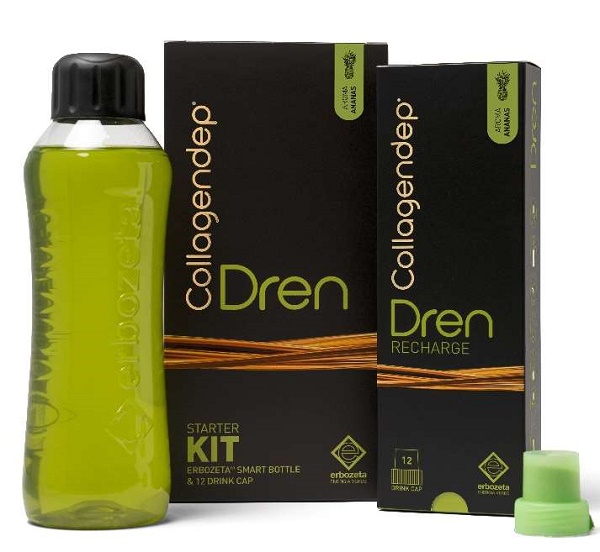 COLLAGENDEP DREN STARTER KIT 12 DRINK CAP + SMART BOTTLE - Farmacianumberone.it