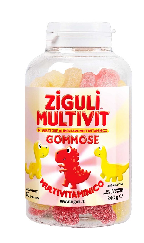 ZIGULI MULTIVIT FRAGOLA E BANANA 60 GOMMOSE - Farmacianumberone.it