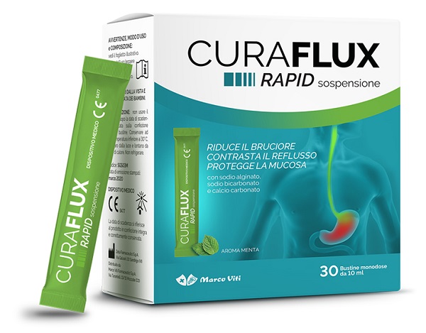 CURAFLUX RAPID SOLUZIONE ORALE 30 BUSTINE - Farmacianumberone.it