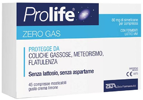 PROLIFE ZEROGAS 45 COMPRESSE - Farmacianumberone.it