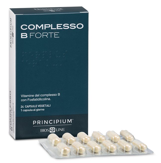PRINCIPIUM COMPLESSO B FORTE 24 CAPSULE VEGETALI - Farmacianumberone.it