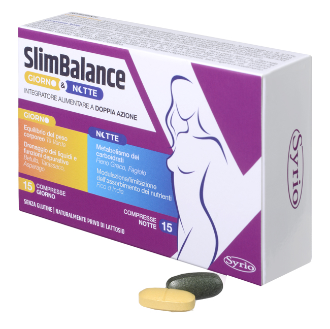 SLIM BALANCE GIORNO E NOTTE 15 COMPRESSE GIORNO 15 COMPRESSE NOTTE - Farmacianumberone.it