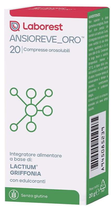 ANSIOREVE ORO 20 COMPRESSE - Farmacianumberone.it