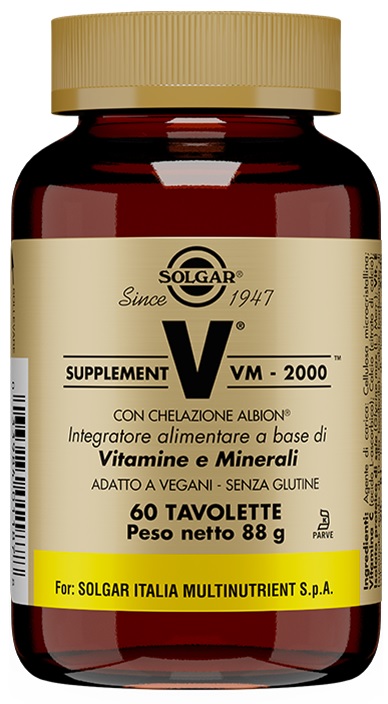 SUPPLEMENT VM 2000 60 TAVOLETTE - Farmacianumberone.it