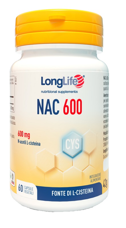 LONGLIFE NAC 600MG 60 CAPSULE - Farmacianumberone.it