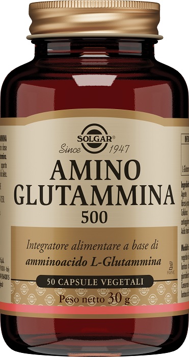 AMINO GLUTAMMINA 500 50 CAPSULE VEGETALI - Farmacianumberone.it