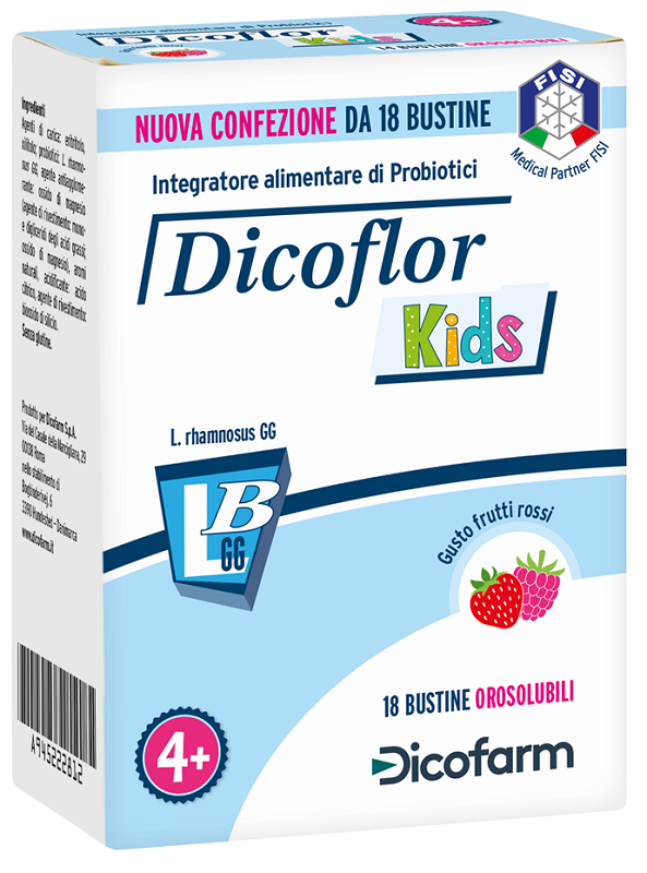 DICOFLOR KIDS 18 BUSTINE - Farmacianumberone.it
